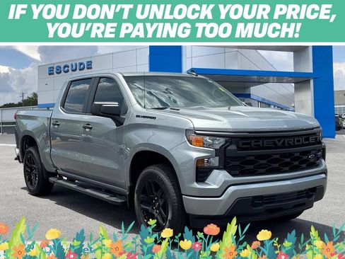 Used 2026 Chevrolet Silverado 1500 Custom w/ LPO, Dark Essentials Package AWD/4WD image 1