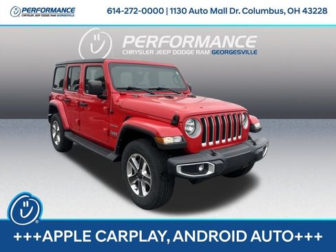 Used 2022 Jeep Wrangler Unlimited Sahara AWD/4WD image 1