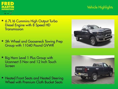 New 2026 RAM 2500 Big Horn AWD/4WD image 7