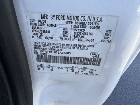 Used 2001 Ford F250 4x4 Regular Cab Super Duty image 20