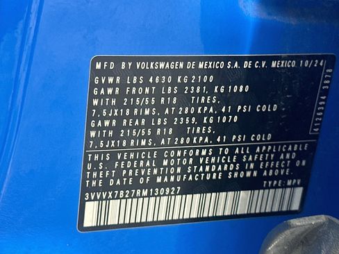 Used 2024 Volkswagen Taos SE AWD/4WD image 12