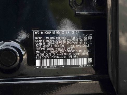 Used 2025 Honda HR-V Sport image 44