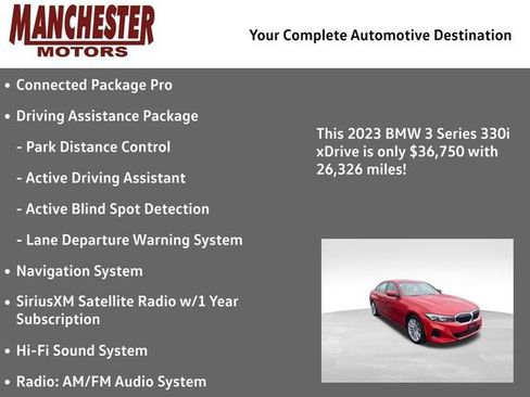 Used 2023 BMW 330i xDrive Sedan w/ Driving Assistance Package AWD/4WD image 2