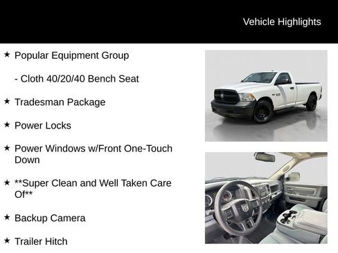 Used 2016 RAM 1500 Tradesman w/ Power & Remote Entry Group AWD/4WD image 16