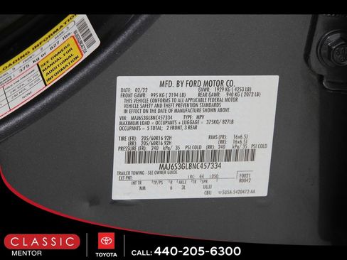 Used 2022 Ford EcoSport SE w/ SE Convenience Package image 22