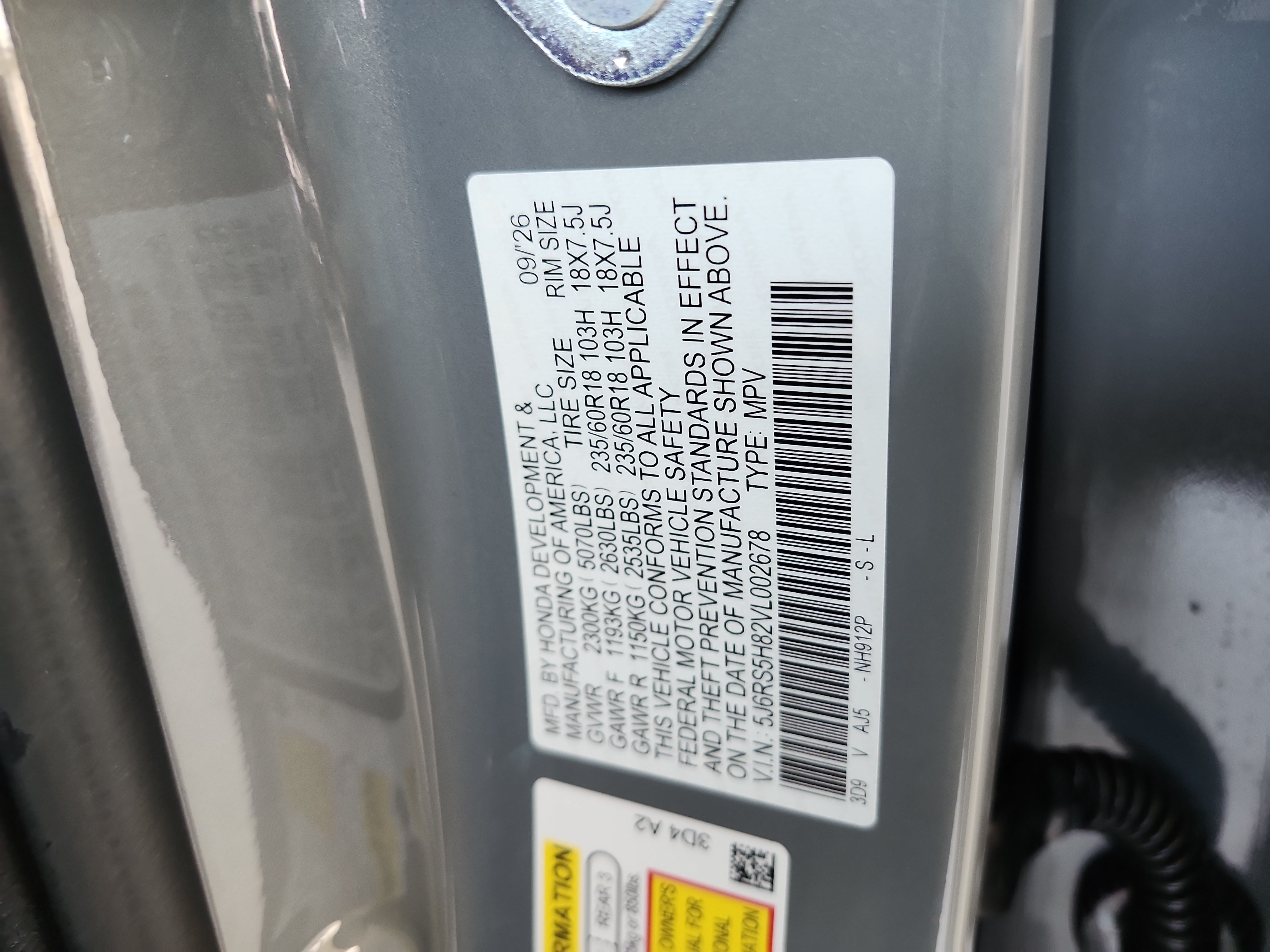 New 2027 Honda CR-V Sport-L image 22