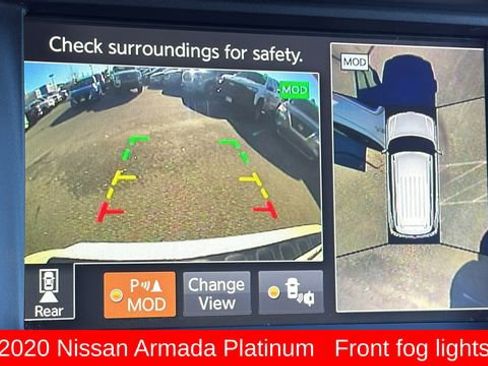 Used 2020 Nissan Armada Platinum w/ Captain's Chairs Package image 16