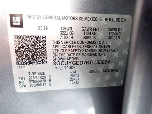 Used 2019 Chevrolet Silverado 1500 LTZ w/ LTZ Premium Package image 45