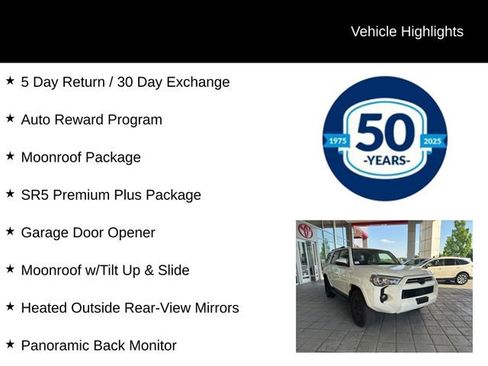 Used 2024 Toyota 4Runner SR5 Premium w/ Moonroof Package AWD/4WD image 5