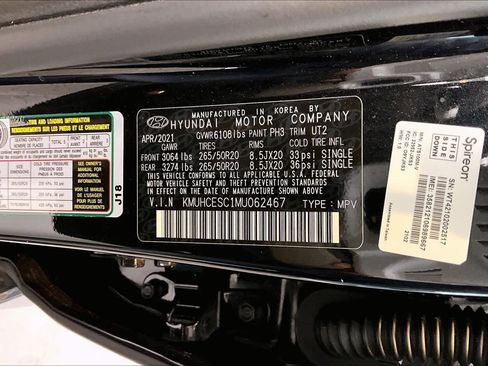 Used 2021 Genesis GV80 3.5T w/ Advanced Package 06 image 64