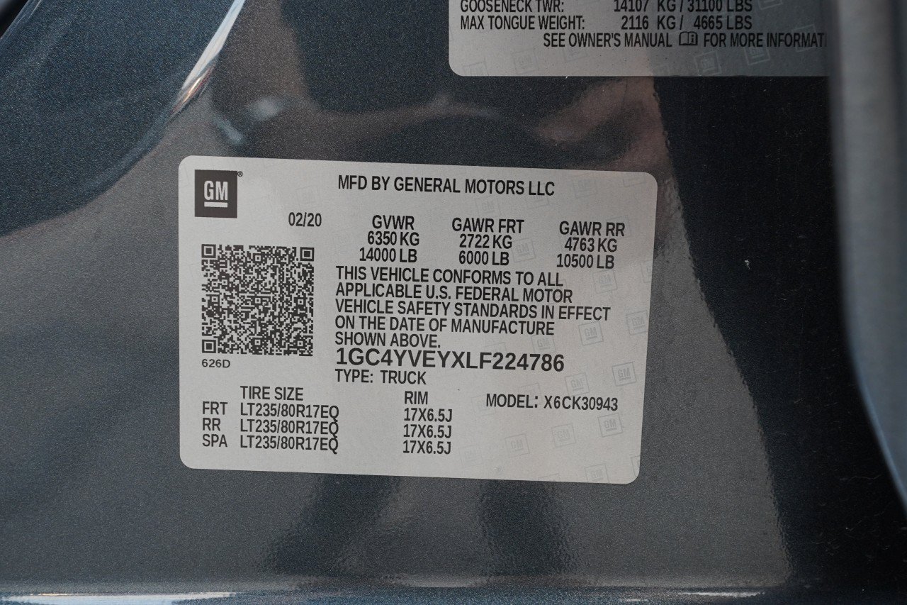 Certified 2020 Chevrolet Silverado 3500 High Country w/ Technology Package AWD/4WD image 29