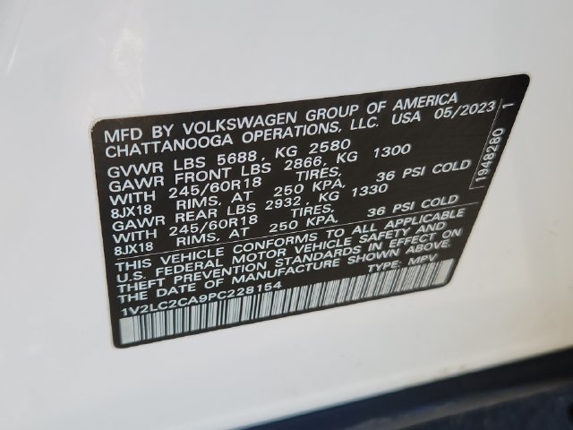 Used 2023 Volkswagen Atlas Cross Sport SE AWD/4WD image 16