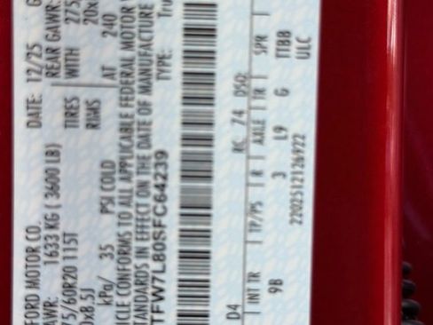 New 2025 Ford F150 Platinum w/ FX4 Off-Road Package image 46