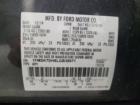 Used 2020 Ford Explorer XLT w/ Equipment Group 202A RWD image 33