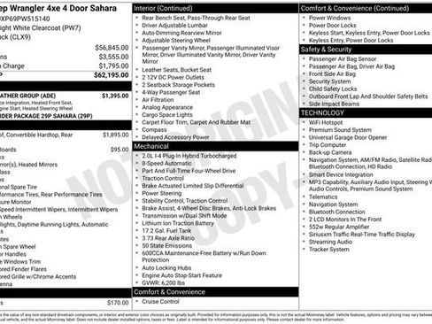 Used 2023 Jeep Wrangler Unlimited Sahara w/ Cold Weather Group AWD/4WD image 45