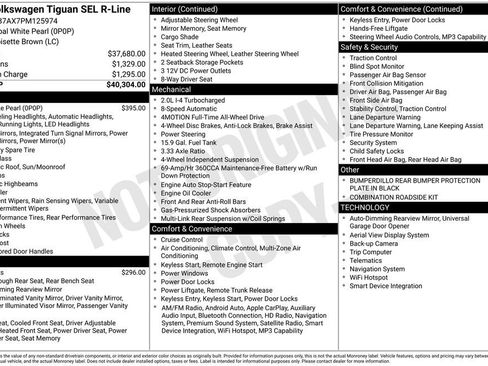 Used 2023 Volkswagen Tiguan SEL R-Line AWD/4WD image 5