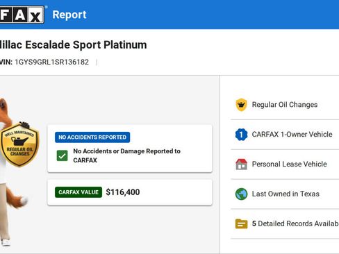 Used 2025 Cadillac Escalade Sport Platinum AWD/4WD image 6