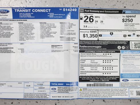 Used 2022 Ford Transit Connect XLT image 33