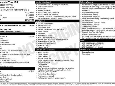 Used 2024 Chevrolet Trax RS image 10