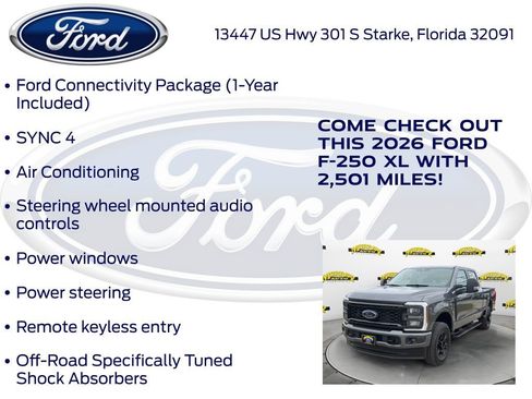 New 2026 Ford F250 XL w/ STX Appearance Package image 25