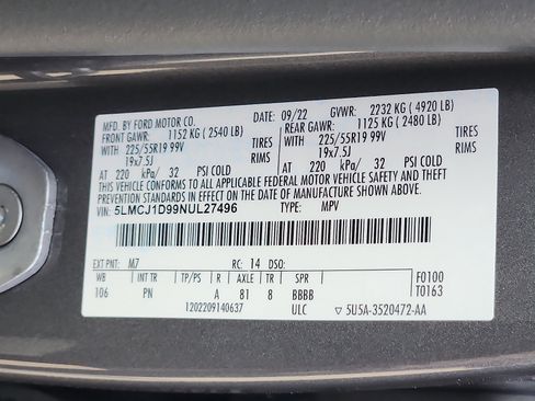 Used 2022 Lincoln Corsair AWD w/ Premium Package image 27