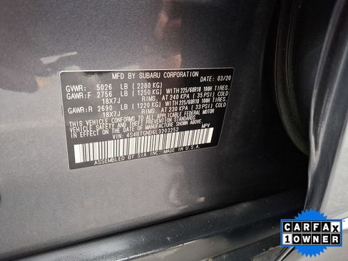 Used 2020 Subaru Outback Limited XT w/ Popular Package #2 AWD/4WD image 55