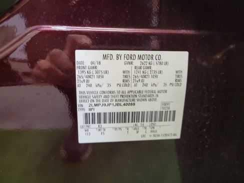 Used 2018 Lincoln MKX Black Label w/ Driver Assistance Package image 33