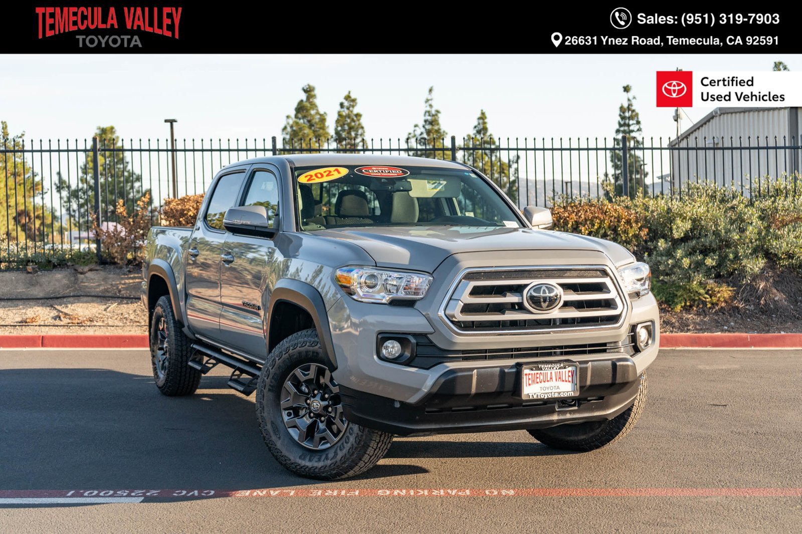 Certified 2021 Toyota Tacoma SR5 w/ Trail Edition AWD/4WD image 1