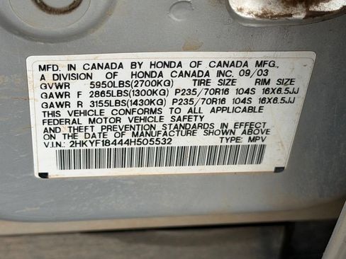 Used 2004 Honda Pilot EX image 18