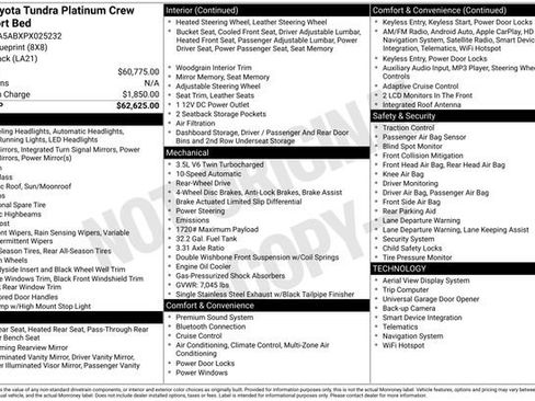 Used 2023 Toyota Tundra Platinum image 2