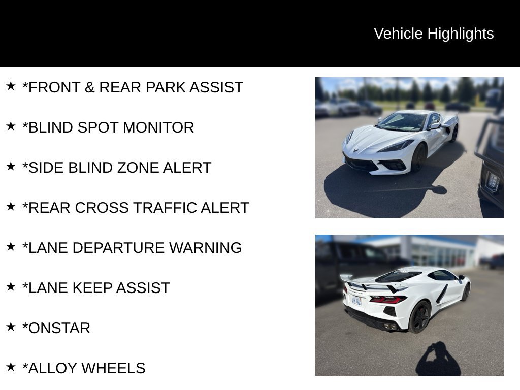 Used 2026 Chevrolet Corvette Stingray Coupe w/ Battery Protection Package RWD image 11