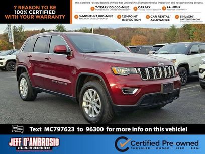 Certified 2021 Jeep Grand Cherokee Laredo X
