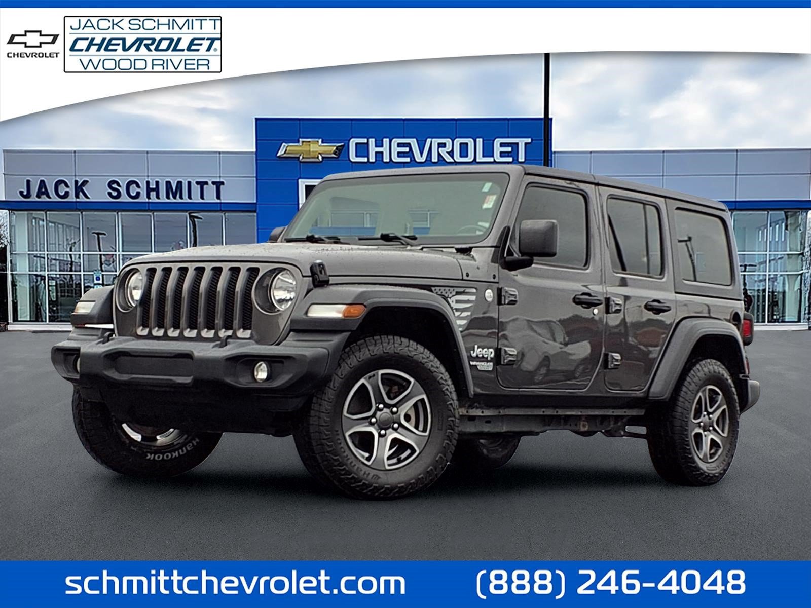 Used 2018 Jeep Wrangler Unlimited Sport S AWD/4WD image 1