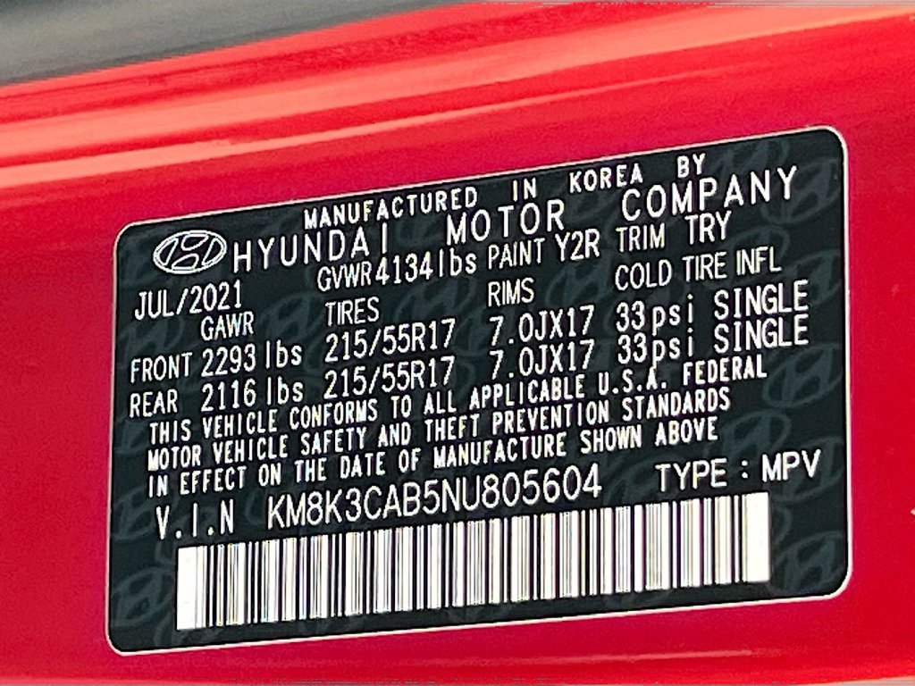 Used 2022 Hyundai Kona SEL w/ Convenience Package AWD/4WD image 31
