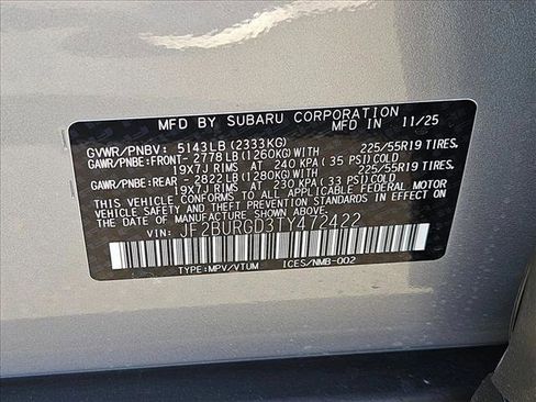 New 2026 Subaru Outback Limited XT image 17