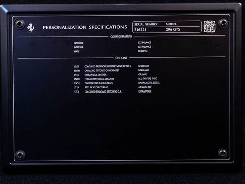 Certified 2025 Ferrari 296 GTS image 56