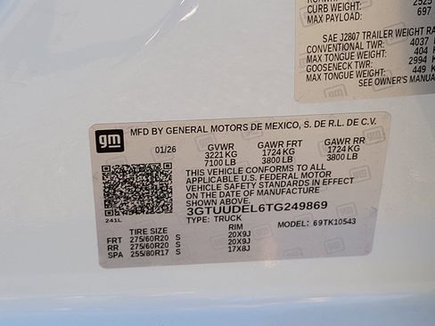 New 2026 GMC Sierra 1500 SLT w/ SLT Premium Plus Package image 15