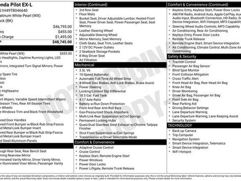 New 2026 Honda Pilot EX-L image 32