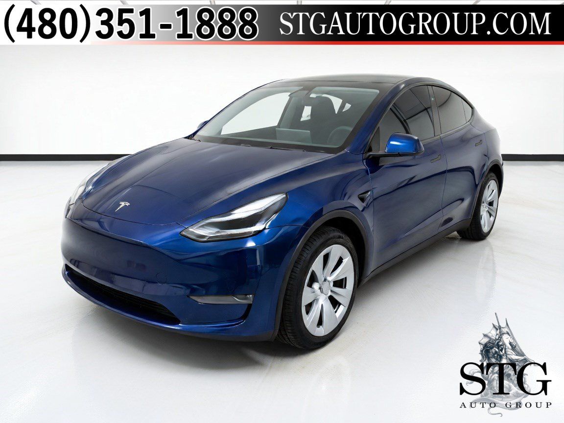 Used 2021 Tesla Model Y Long Range AWD/4WD image 1