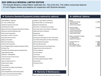 Certified 2023 Maserati Grecale Modena