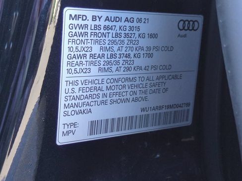 Used 2021 Audi RS Q8 w/ Black Optic Package AWD/4WD image 29