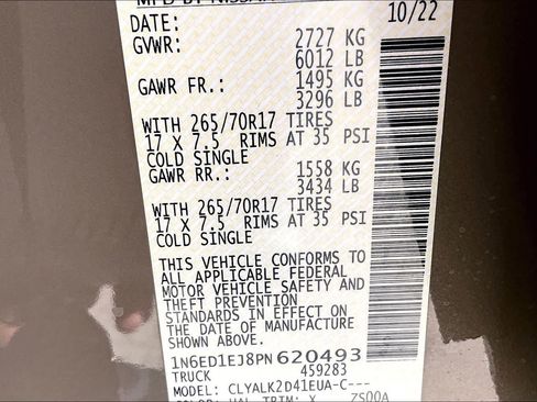 Used 2023 Nissan Frontier Pro-X w/ Pro Convenience Package image 32