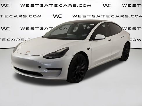 Used 2022 Tesla Model 3 Performance AWD/4WD image 1