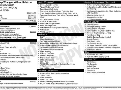 Used 2024 Jeep Wrangler Unlimited Rubicon w/ Safety Group image 39