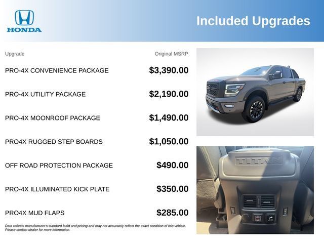 Used 2021 Nissan Titan PRO-4X w/ Pro-4x Convenience Package AWD/4WD image 3