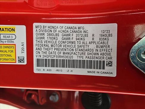 Used 2024 Honda Civic Sport image 24