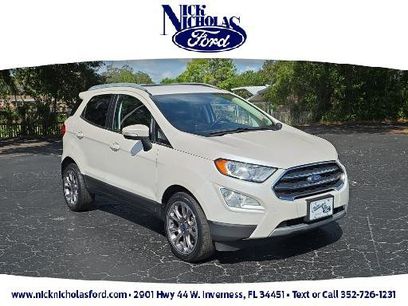Certified 2021 Ford EcoSport Titanium w/ Interior Protection Package