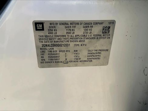 Used 2016 Chevrolet Equinox LT w/ Convenience Package image 35