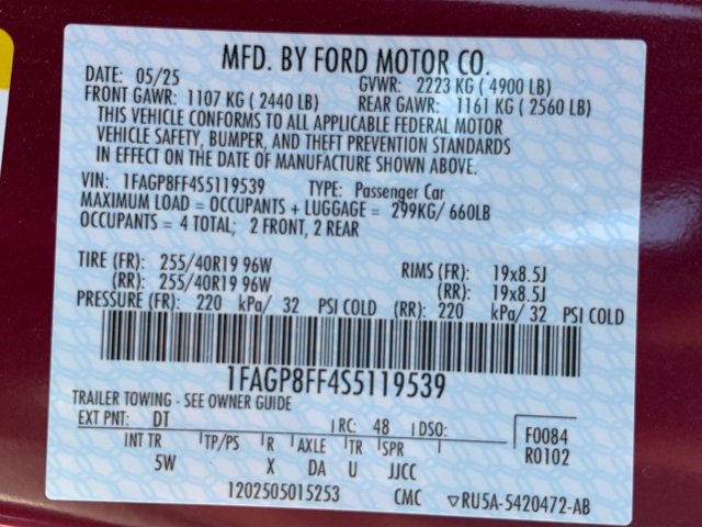Used 2025 Ford Mustang GT Premium RWD image 22