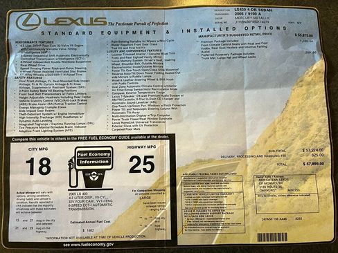 Used 2005 Lexus LS 430 image 78